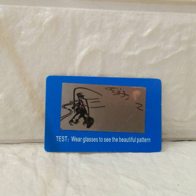 Kertas Tes Lensa Polarized Gambar 3 Dimensi Shopee Indonesia