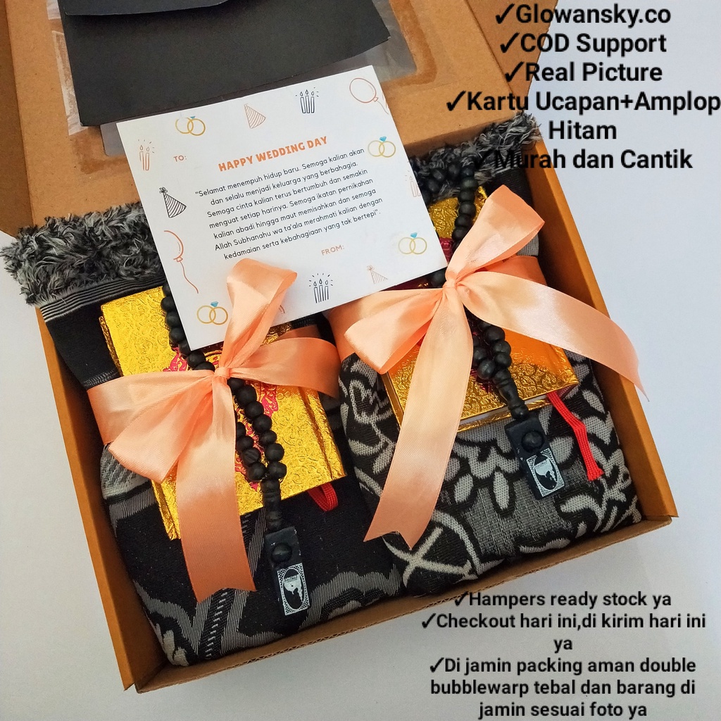 Kado Pernikahan | Souvenir Pernikahan | Hadiah Pernikahan | Sajadah Travel | Sajadah Turki | Hampers