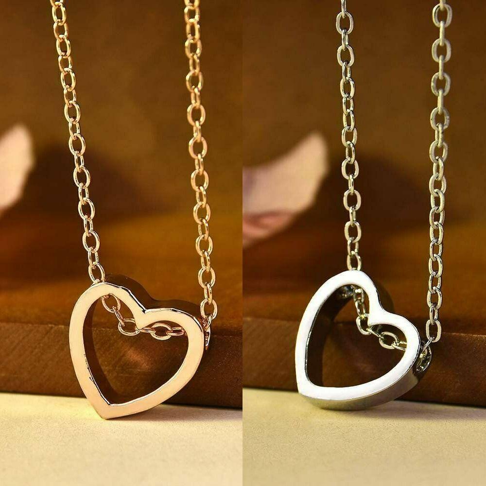 Preva Liontin Hati Liontin Aksesoris Fashion Choker Rantai Stainless Steel