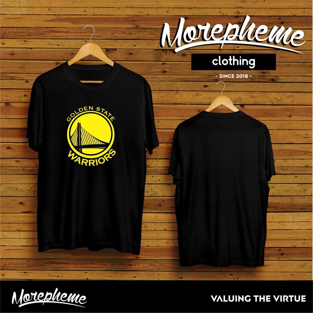 Kaos Baju Golden State Warriors Basket NBA / Kaos Morepheme