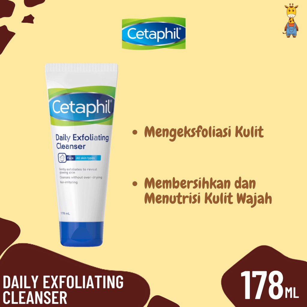 Cetaphil Daily Exfoliating Cleanser 178ml - Pembersih Wajah