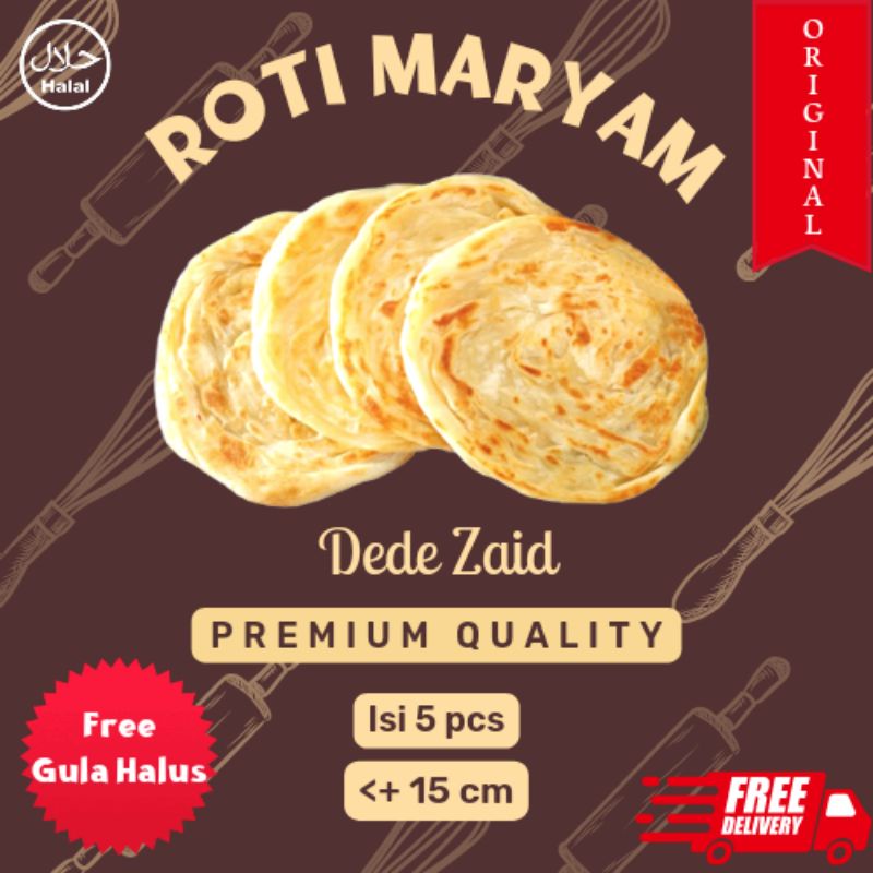 

✅ (COD) ROTI CANAI MARYAM MARIAM CANE PARATA FROZEN Rasa ORIGINAL isi 5, CEMILAN RUMAHAN ENAK COKLAT LUMER KEJU DAN Original FROZEN FOOD MURAH DONAT SUSU FROZEN MAKANAN FROZEN FOOD ROTI BOY JOHN BURGER PIZZA SAROROTI SISIR Roti Cokelat COKLAT LUMER ENAK