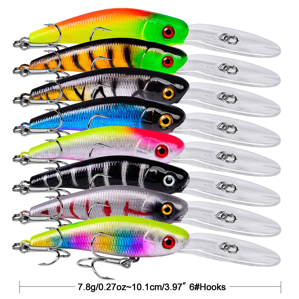 Umpan Pancing minnow sinking Ultralight fishing Lure 10.1cm 7.8g minow hard bait