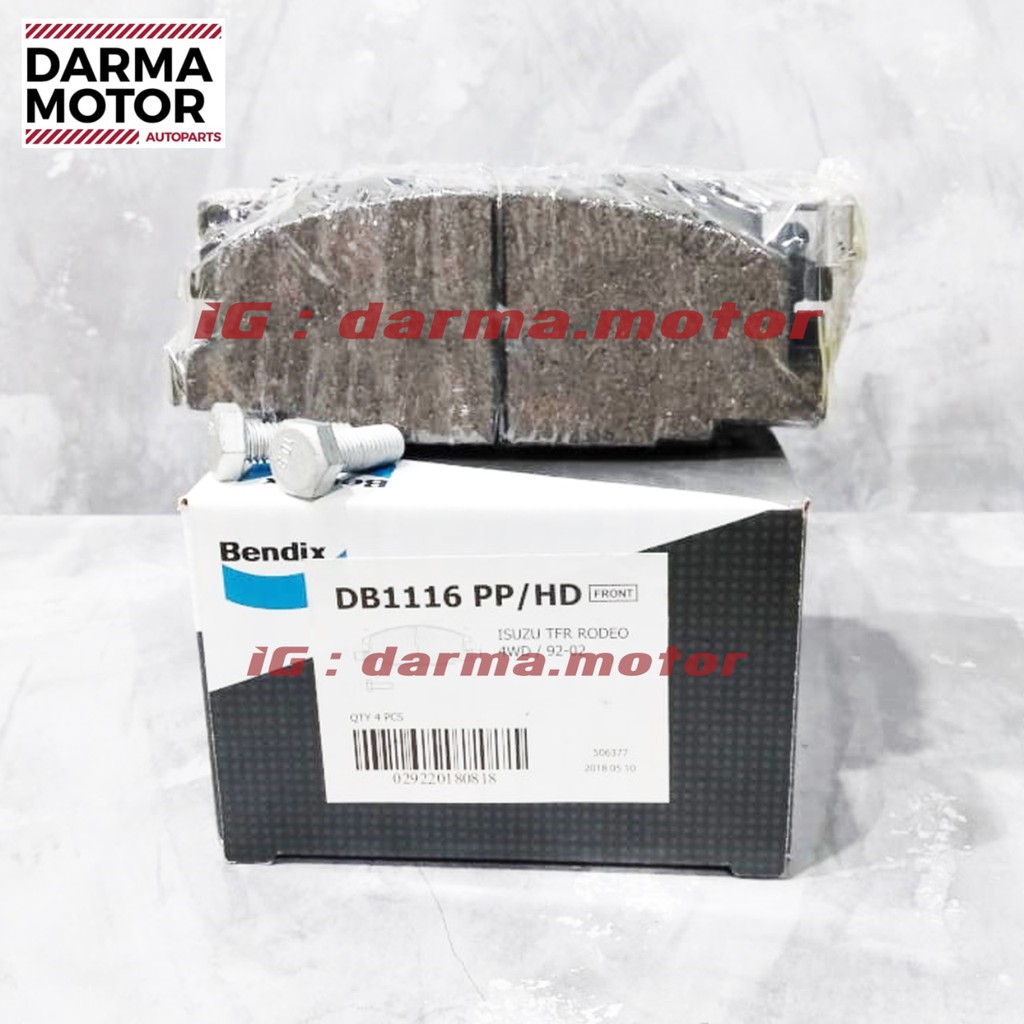 Kampas rem depan Bendix Isuzu Panther Kapsul Panther Kotak Rem Depan DB1116