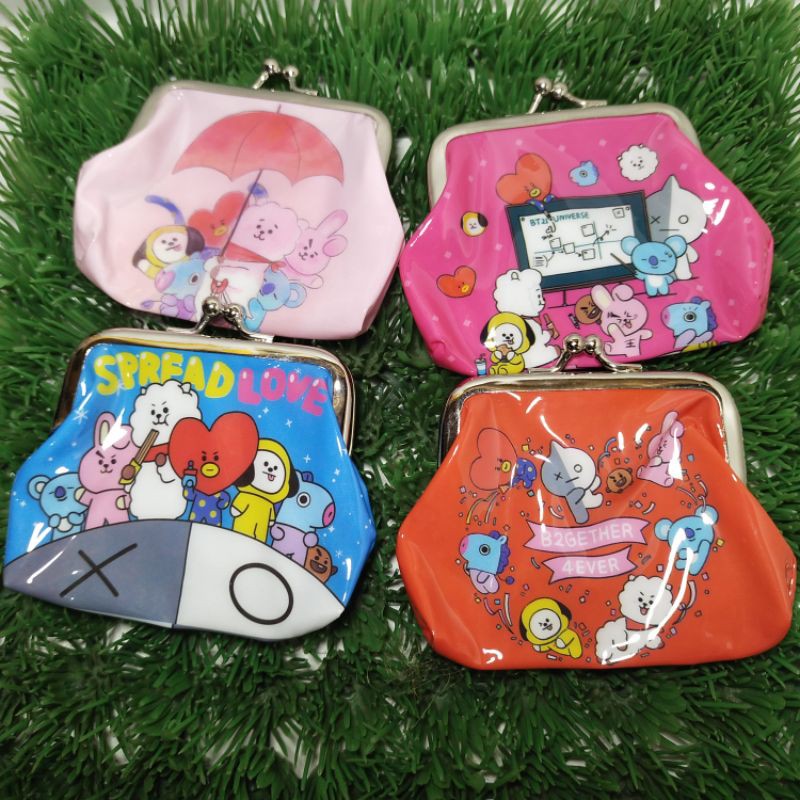 dompet mini /dompet recehan /dompet anak /dompet bt21 /dompet koin