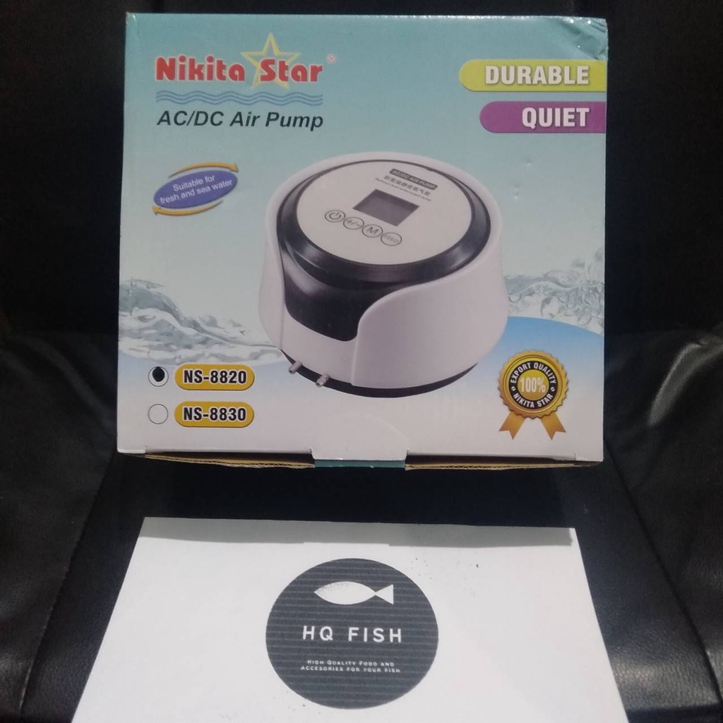 NS 8820 AC/DC NIKITA STAR AERATOR PORTABLE AIRPUMP AQUARIUM