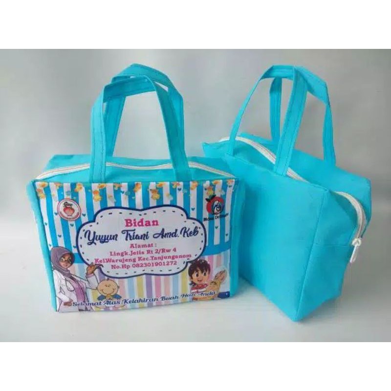 tas partus,  tas bidan,  tas souvenir bidan,  tas souvenir