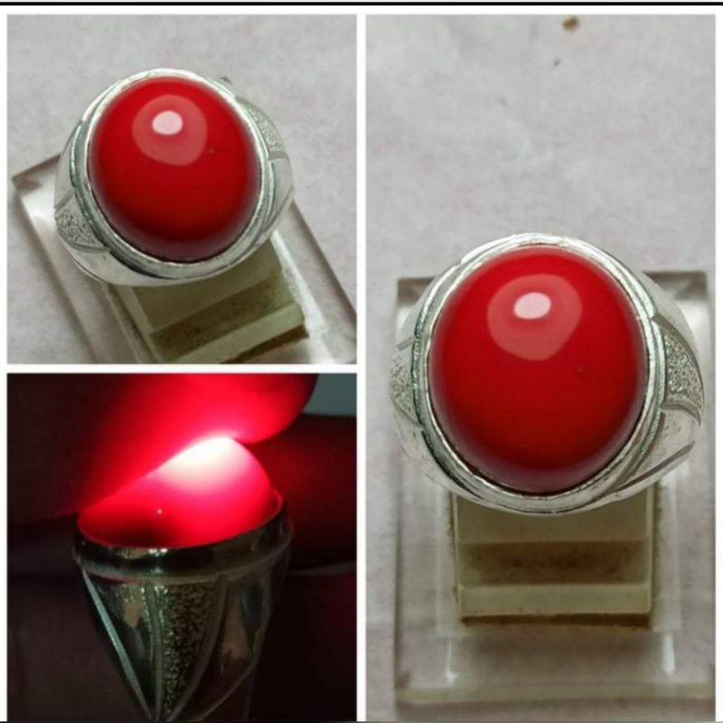 BATU CINCIN POSPOR NYALA DLAM AIR / MERAH DELIMA