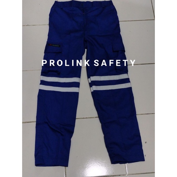 CELANA SAFETY BIRU SOBLE SCOTLIGT SAKU SAMPING