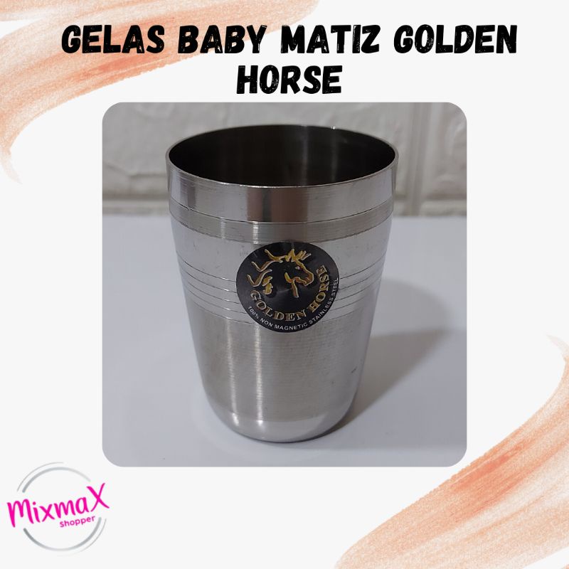 GELAS BABY MATIZ GOLDEN HORSE