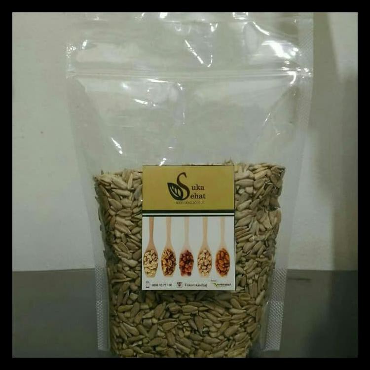 

Sunflower Seeds Organik -500Gram ( Kuaci Kupas - Biji Bunga Matahari ) Terpercaya