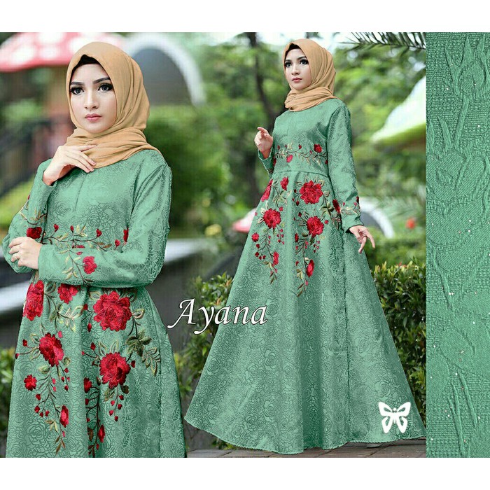 GAMIS WANITA TERBARU / NABTIK SAFIA ABAYA GAMIS WANITA SYARI W1S41