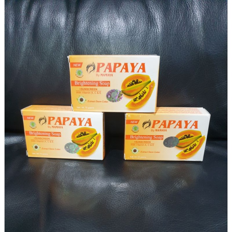 BPOM SABUN MAMAYA PEPAYA 100% ORIGINAL