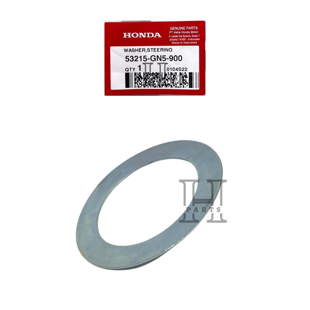 WASHER STEERING HEAD DUST SEAL RING DEBU KOMSTIR BAWAH HONDA PCX 150, PCX HYBRID, SH150i 53215-GN5-900 ASLI ORIGINAL AHM HGP HONDA