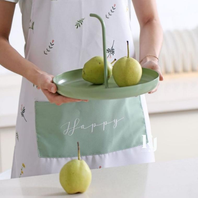 Floral Apron || Latex Apron Celemek Anti Noda H23N