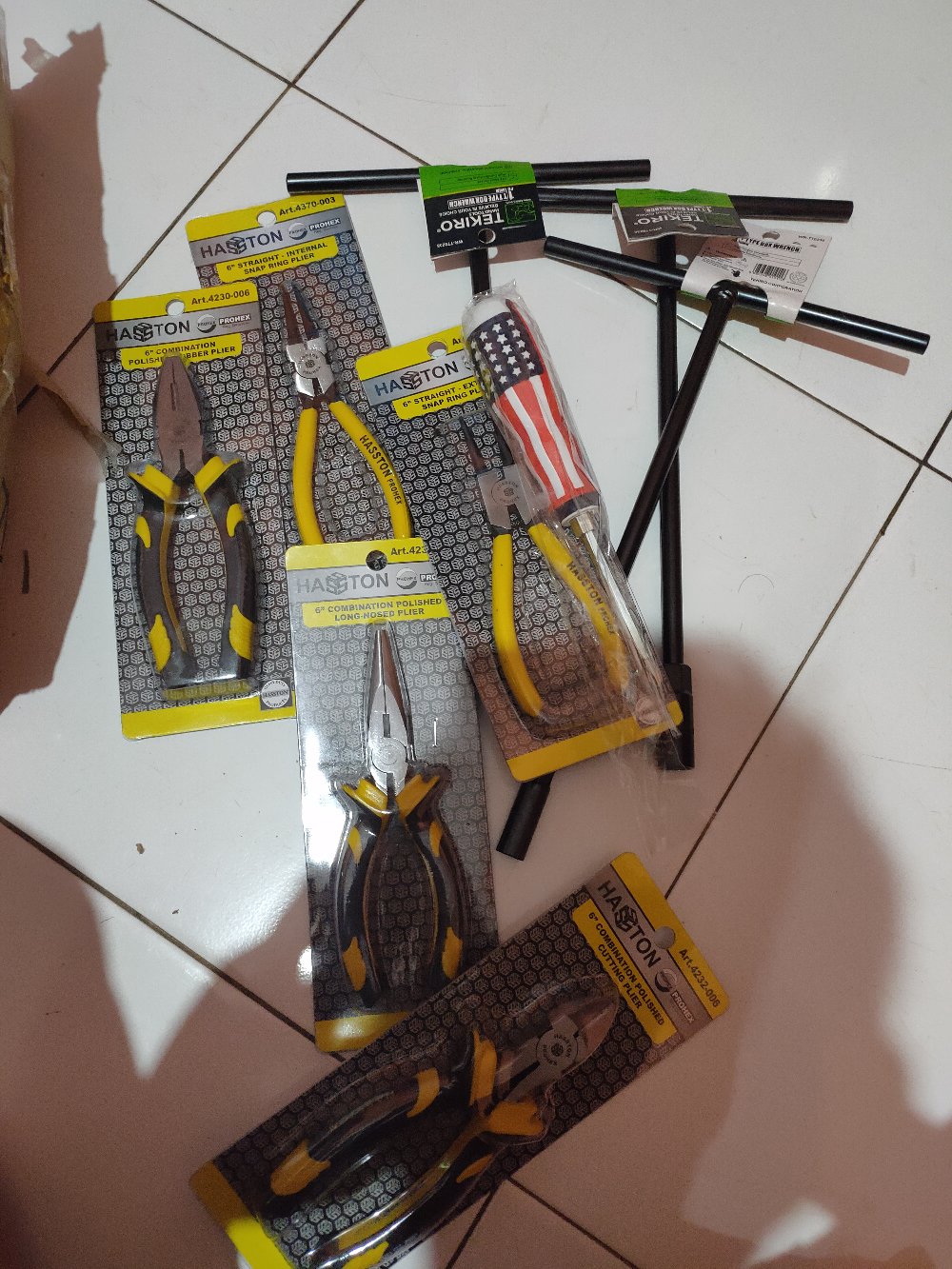 Tang Kombinasi 6 Inch Hasston Linesmen Pliers