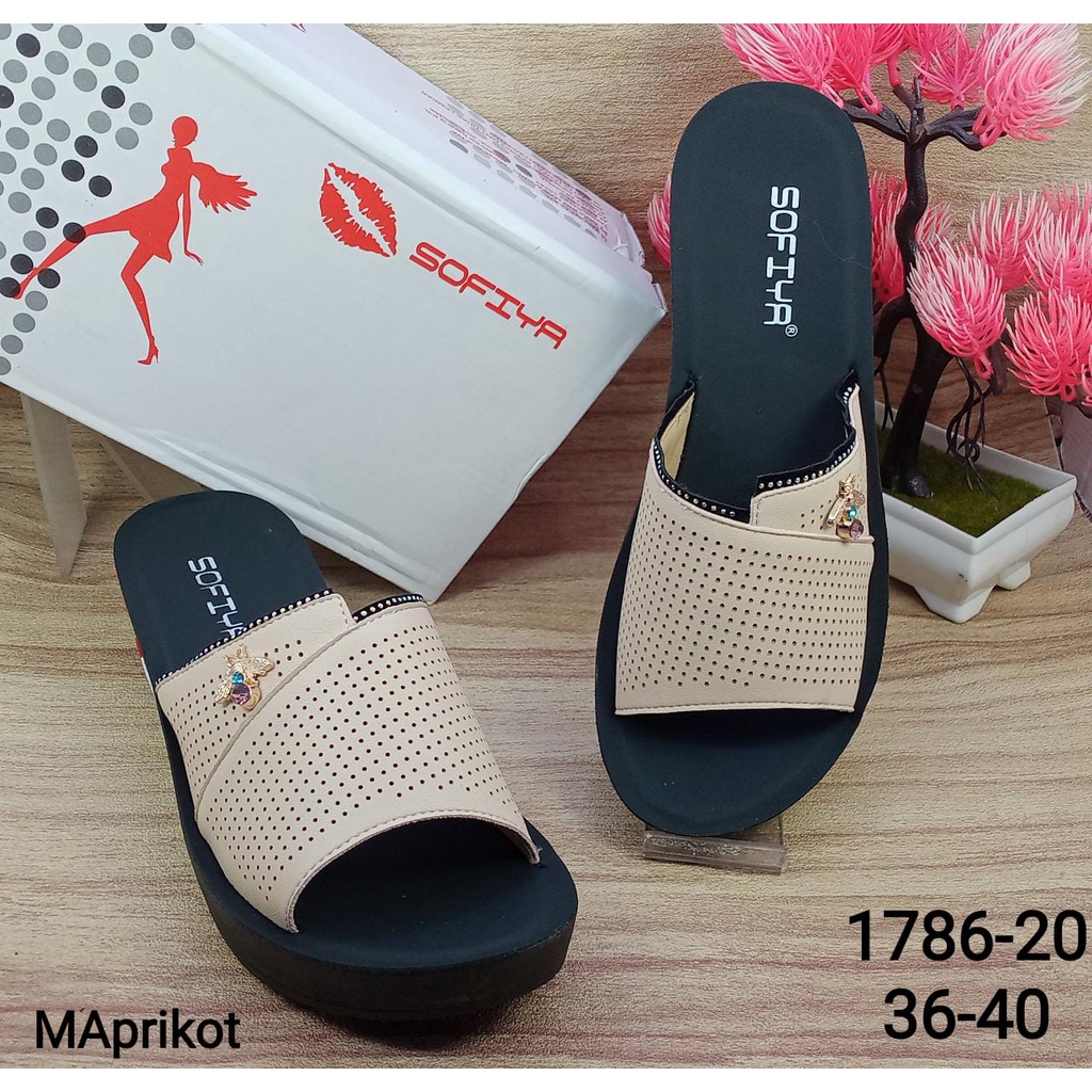 Sandal wedges import sofiya 1786-20-6