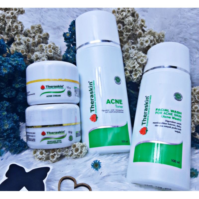 THERASKIN KOMPLITE ACNE CREAM FOCUS / WAJAH BERJERAWAT DAN BEKAS JERAWAT CREAM BPOM ORIGINAL