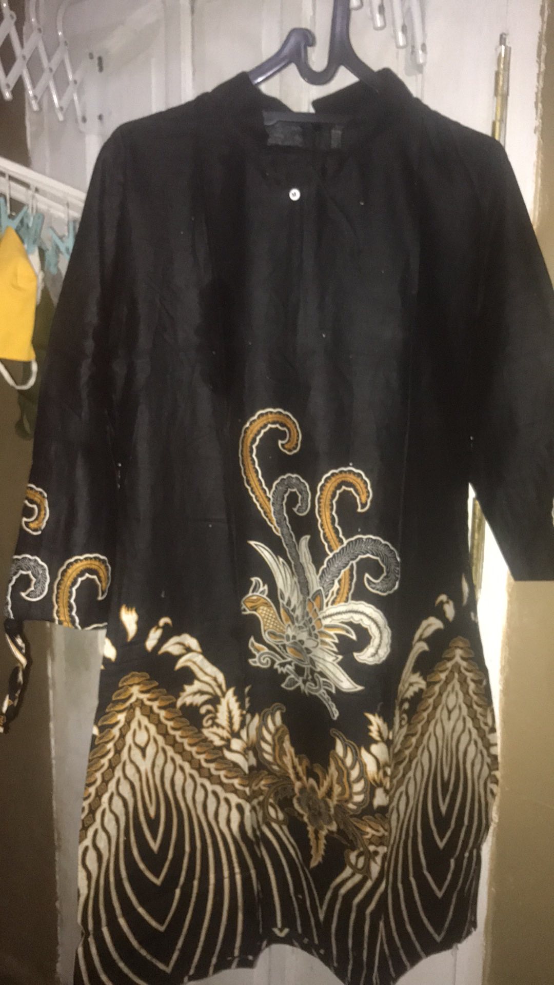 Maura Couple - Sania Ruffle Batik Couple Ori Ndoro Jowi Dnt Garansi Blouse Ziggy Krikil Blus Kerikil