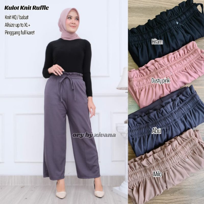 Kulot Knit Ruffle //JF424