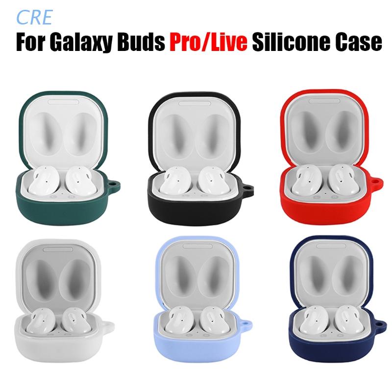 Cre Soft Case Silikon Anti Debu Cover Proteksi Earphone Samsung Galaxy-Buds Pro / Live