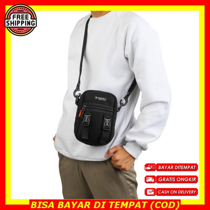 Tas Selempang Pria Keren Branded Terbaru Ori Kecil Besar Import Slingbag Waterproof Distro Anti Air 