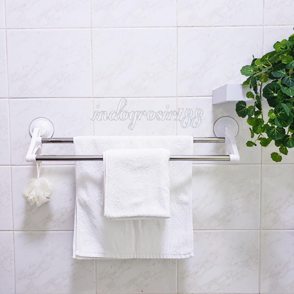 RAK HANDUK TEMPEL DINDING KAMAR MANDI