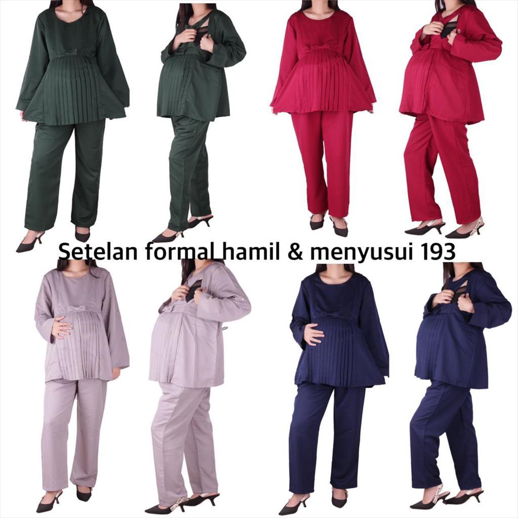 Baju Hamil Setelan Baju Hamil keren Jumbo KBH 193