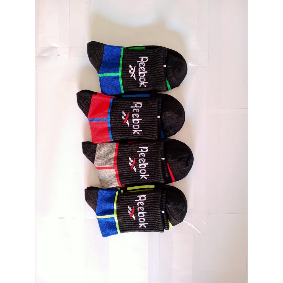 [4 PASANG] Kaos Kaki Sport Bahan PE (R380)/Kaos Kaki Olah Raga/kaos kaki Sepeda