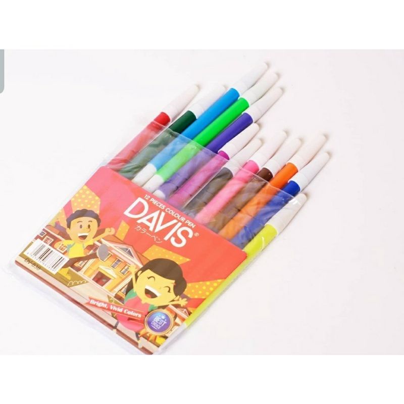 

Spidol Davis 12 warna