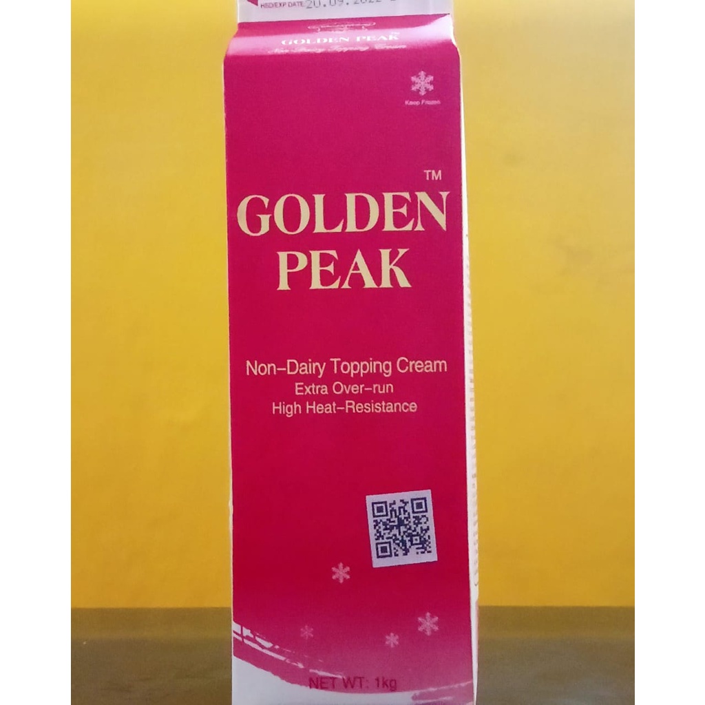 

Whipping Cream Cair Golden Peak - 1kg | WAJIB GRAB ONLY !!!