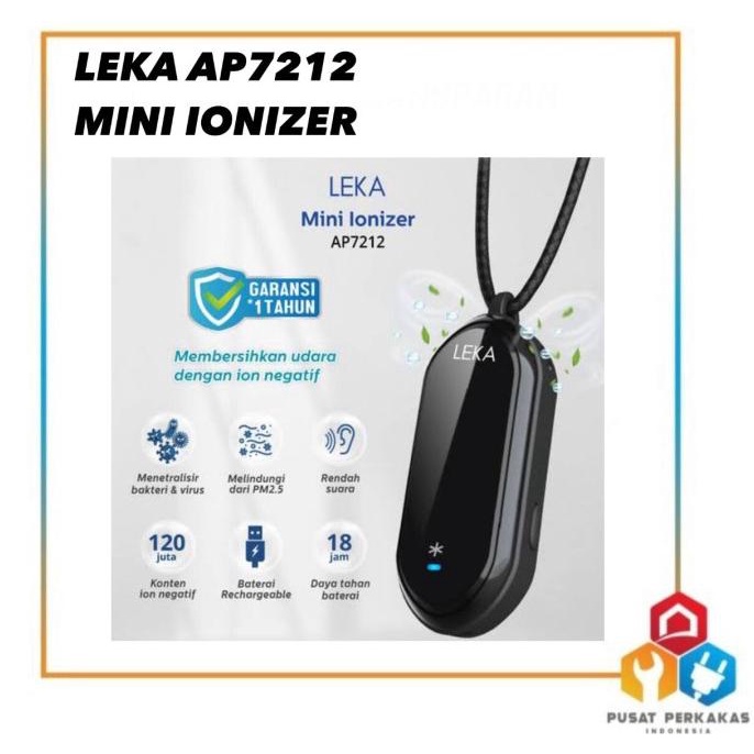 LEKA AP7212 MINI IONIZER / PORTABLE KALUNG NEGATIF AIR PURIFIER