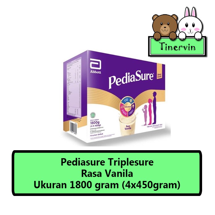 

Pediasure Triplesure Vanila 1800 gram (4 x 450 gram)