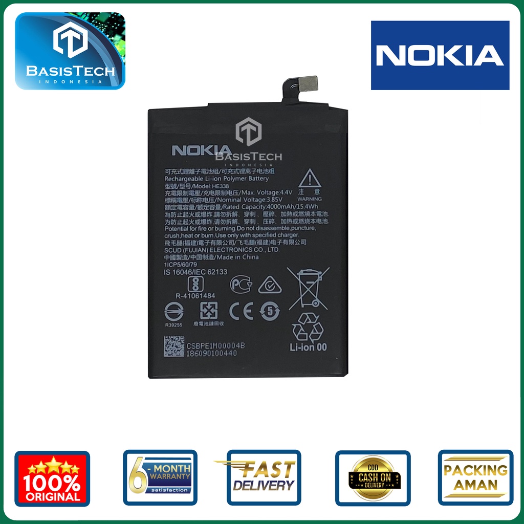 BATERAI NOKIA 2 - TA-1007 TA-1029 TA-1035 - HE338 - ORI