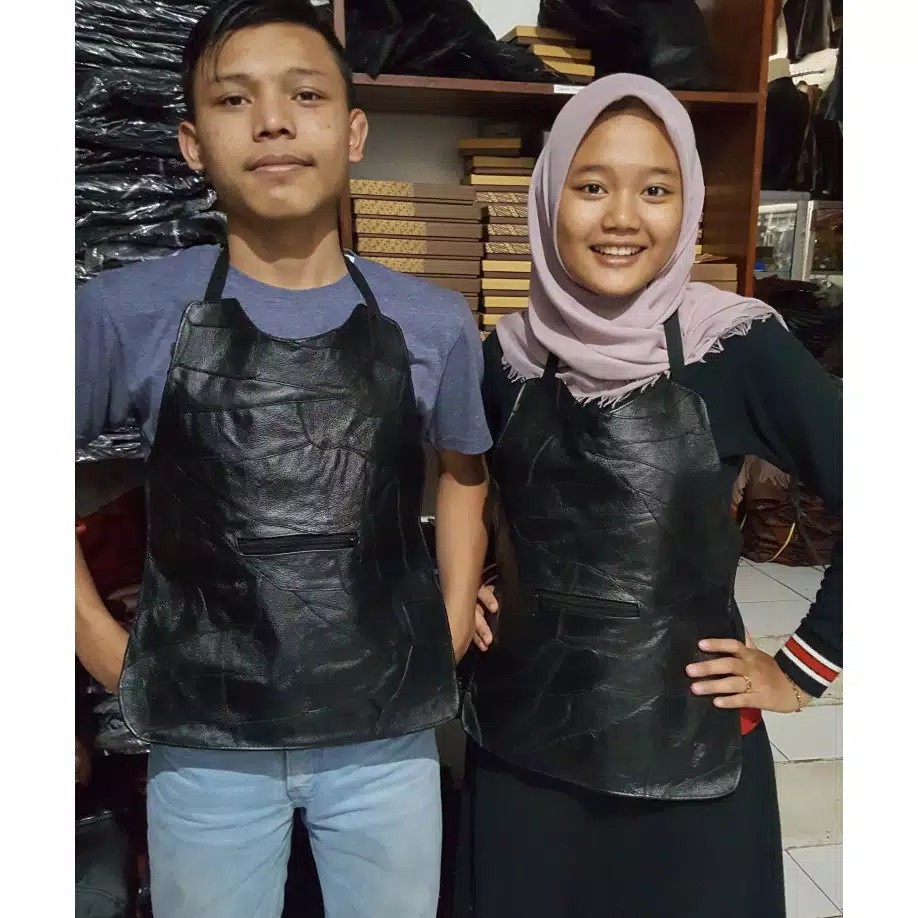 Rompi Motor Kulit Asli Pelindung Dada Pengendara Motor Original Kulit Domba