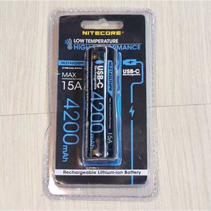 Baterai Li Ion 4200mAh 15A 3.6V USB Rechargeable Anti Overcharge