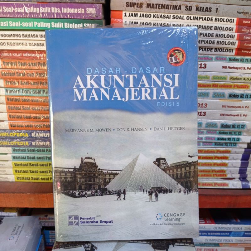 

dasar-dasar akuntansi manajerial edisi 5 by maryanne m. mowen
