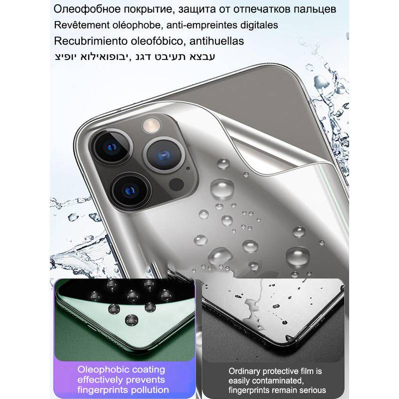 Film Hydrogel Pelindung Layar Depan Belakang Untuk iPhone 13 12 11 Pro MAX Mini X XS MAX XR SE 2022 2020 6 6s 7 8 Plus