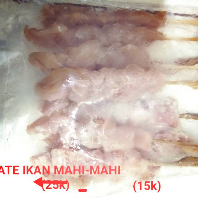

Sate ikan mahi-mahi