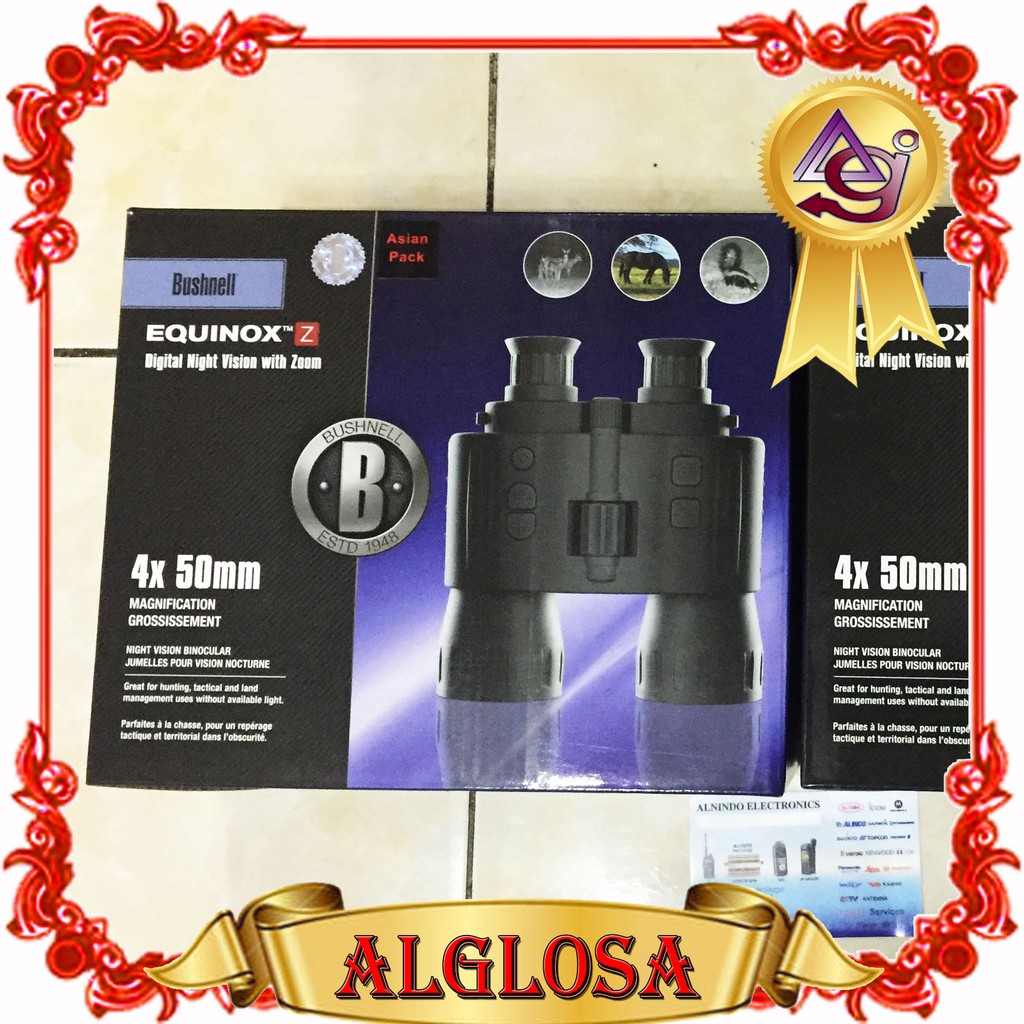 Teropong Bushnell Equinox Z Digital Night Vision with Zoom 4 x 50mm