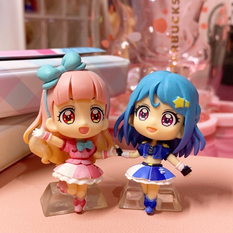 BANDAI Aikatsu Friends Aine & Mio figure SET