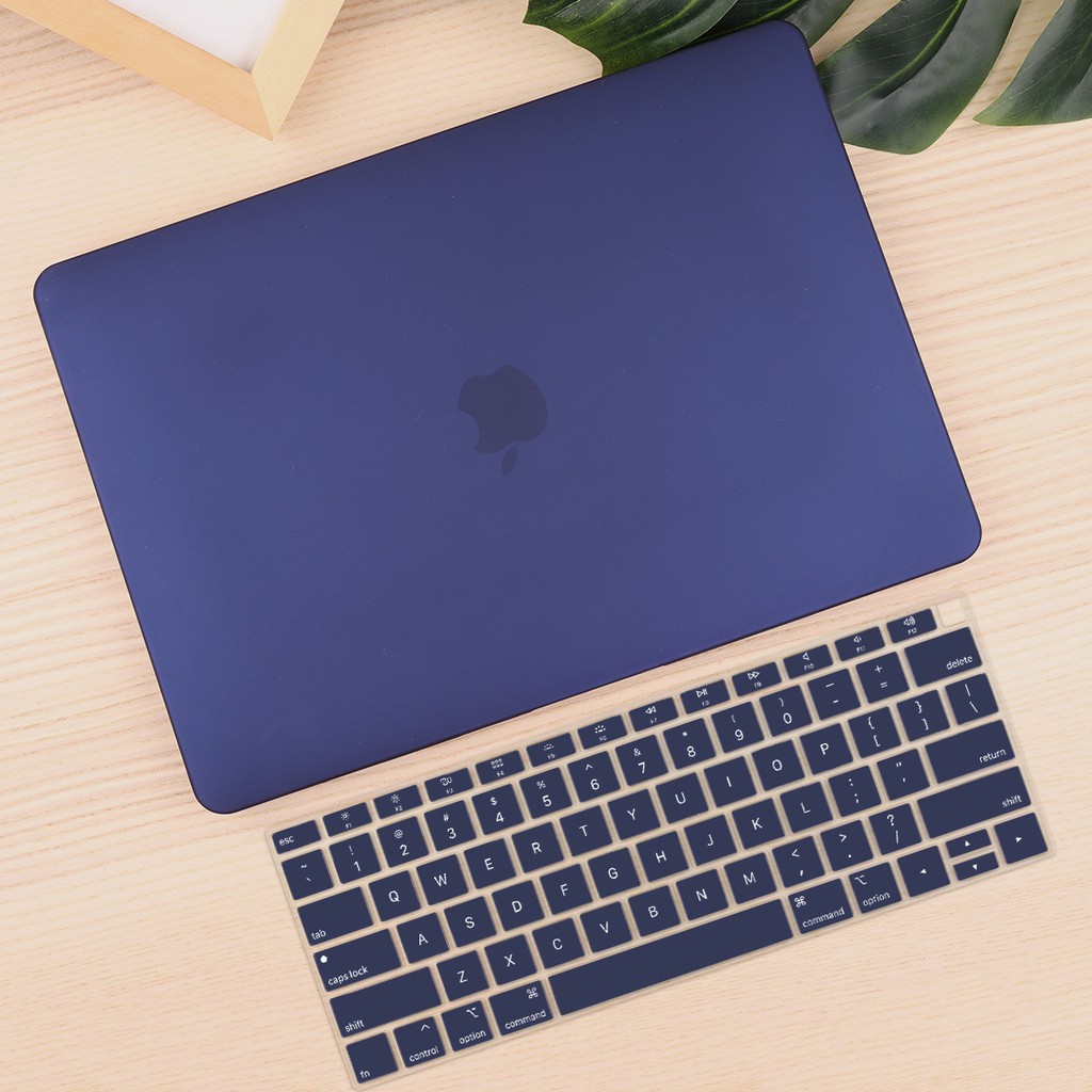 Casing Cover Hardcase Macbook Pro Toucbar 15 inch A1707 A1990 navy