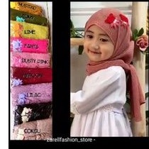 JILBAB ANAK PASTAN PLISKET / PASHMINA INSTAN ANAK