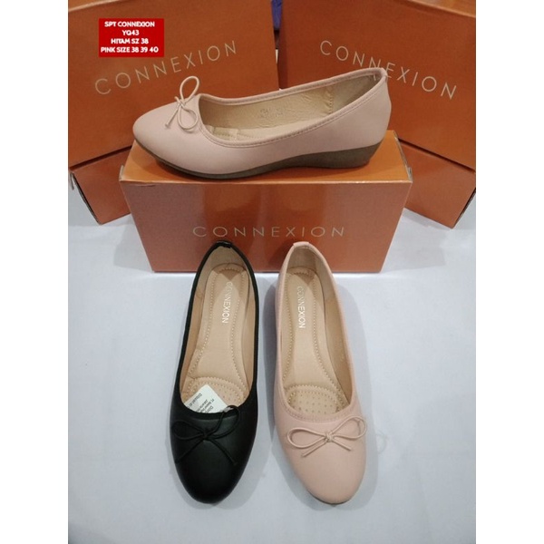 SEPATU WANITA / WEDGES CONNEXION BRANDED MATAHARI MURAH WDGSCNNX227