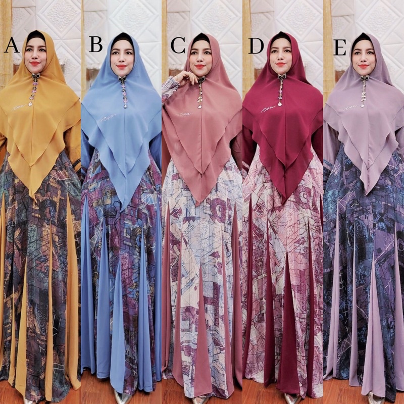 Gamis Terbaru Khazan Qhazan Syari by Cupin Cup in