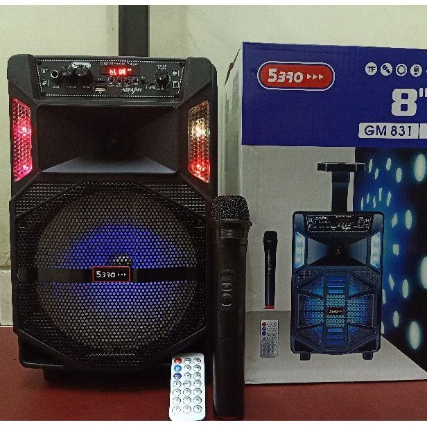 speaker bluetooth Qs-780 2mic wireless bluetooth model koper big bass