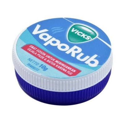 ITSHOPING - Vicks Vaporub Obat Gosok Pelega Pernapasan dan Hidung Tersumbat 10g 25g 50g Balsem Gosok-3
