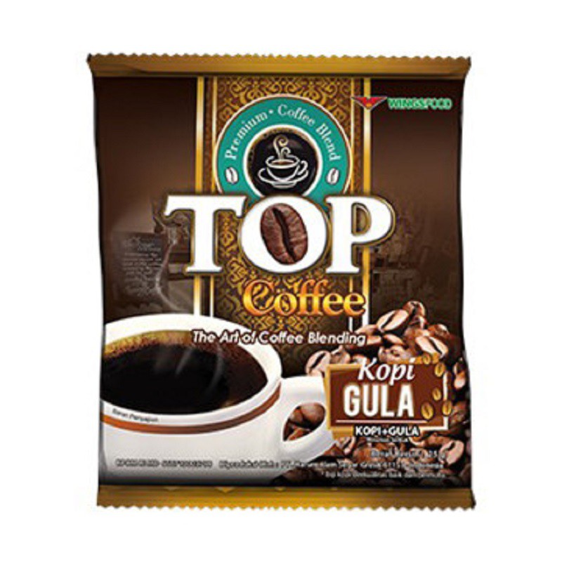 

TOP COFFEE GULA 2IN1 RENCENG 10X25 GR