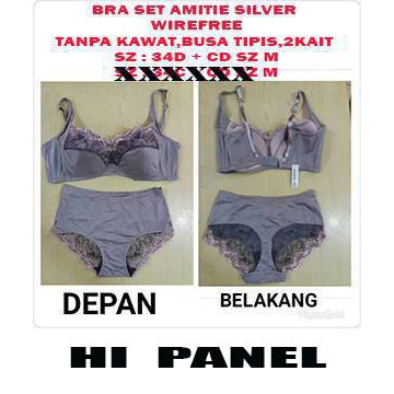 BS-BRA SET AMITIE SILVER