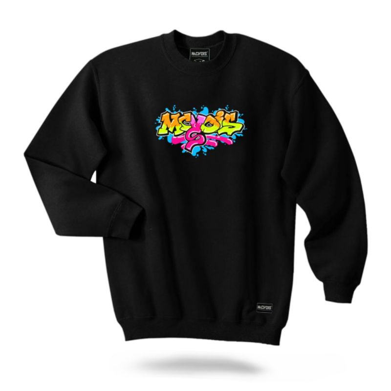 Sweater Crewneck Grafity McVois Pria Wanita Premium Distro (BAYAR DITEMPAT)